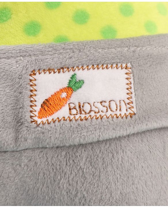Babyhug Cute Rabbit Soft Toy in Grey Dungarees|Plush Bunny with Long Ears for Hugs & Cuddles|Sensory & Emotional Growth|Imaginative Play|BIS| Ideal Gift |2+ Years | Height-32cm