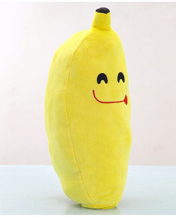 Babyhug Cute Banana Premiun Plush Toy cum Cushion  - Height 44 cm