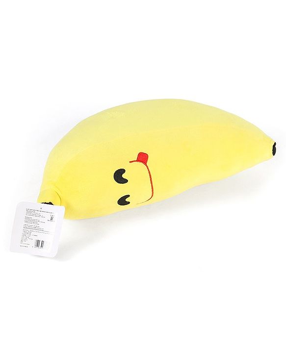 Babyhug Cute Banana Premiun Plush Toy cum Cushion  - Height 44 cm