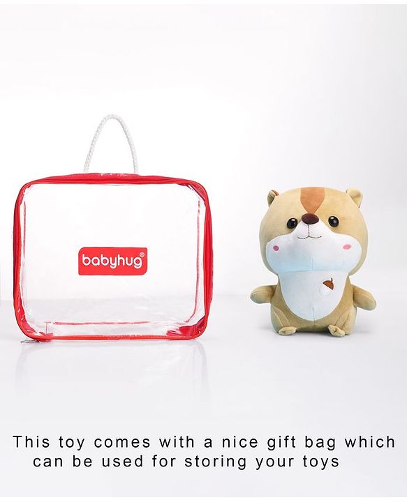 Babyhug Baby Cat Plush Toy - Height 20 cm