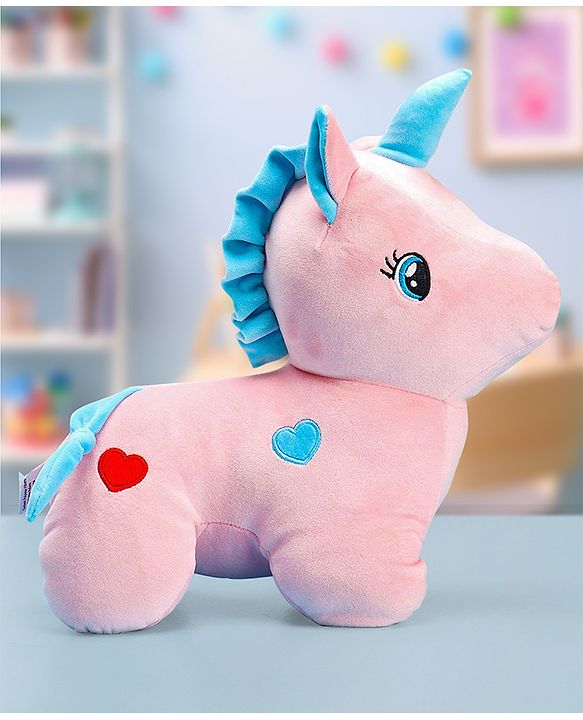 Babyhug Unicorn Soft Toy Pink - Height 29.5 cm