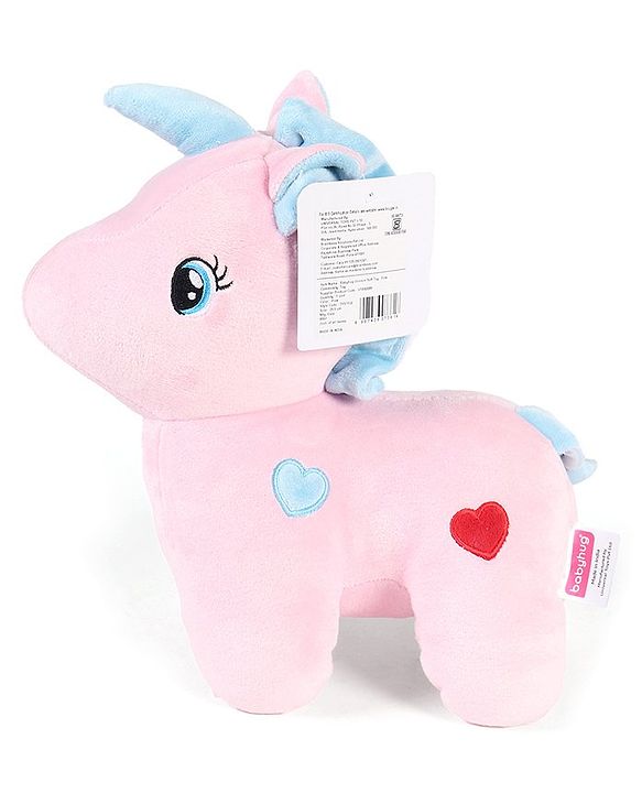 Babyhug Unicorn Soft Toy Pink - Height 29.5 cm