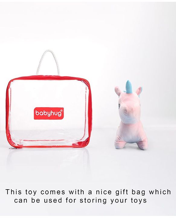 Babyhug Unicorn Soft Toy Pink - Height 29.5 cm