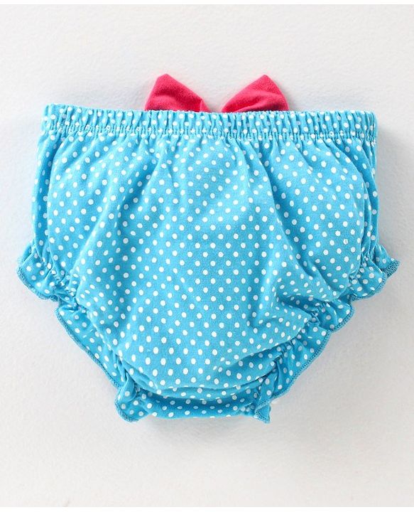 Babyhug 100% Cotton Bloomer Polka Dot Print - Pack of 2 - Pink Blue