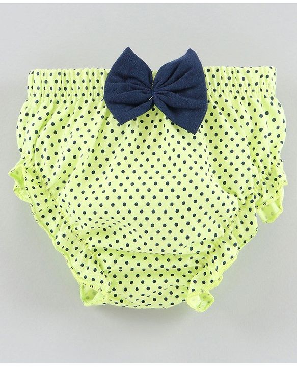 Babyhug 100% Cotton Bloomer Polka Dot Print - Pack of 2 - Pink Green