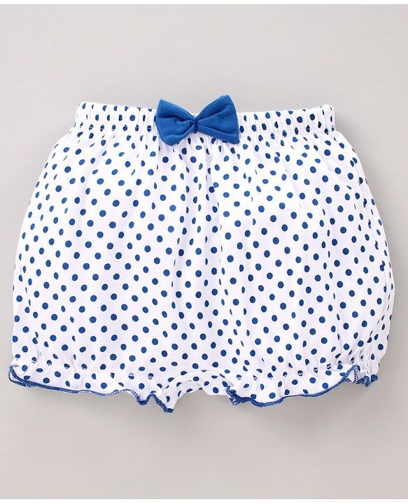 Babyhug 100% Cotton Bloomers Polka Dot Print Pack of 2 - Blue Red