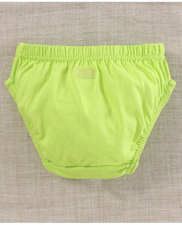 Babyhug 100%Cotton & Anti Bacterial Finish Panties Heart Print Pack of 3 - Pink White Green