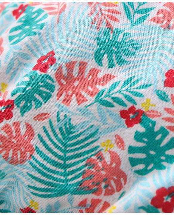 Babyhug 100% Cotton Bloomer Floral Pack of 3 - Red Blue