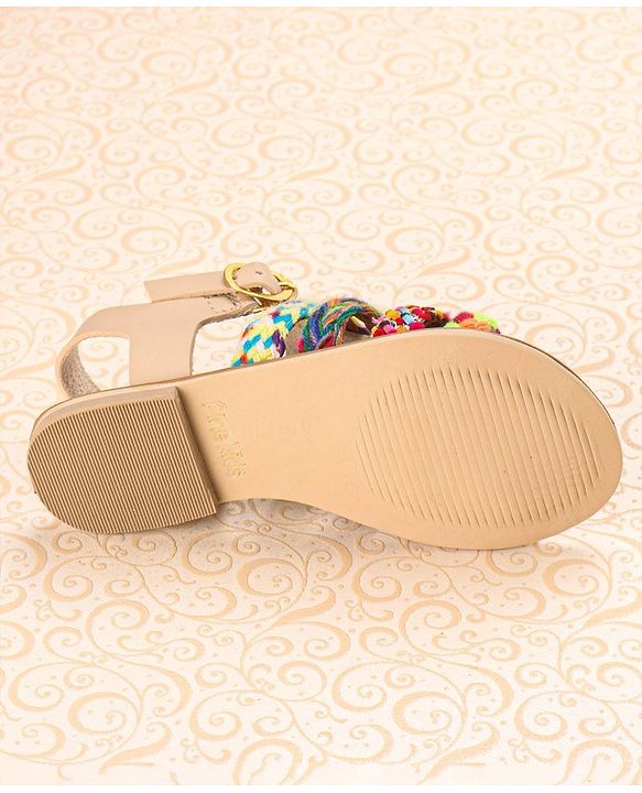 Pine Kids Sandals With Buckle Closure - Cream