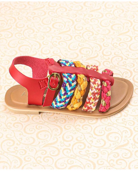 Pine Kids Sandals With Buckle Closure - Cream