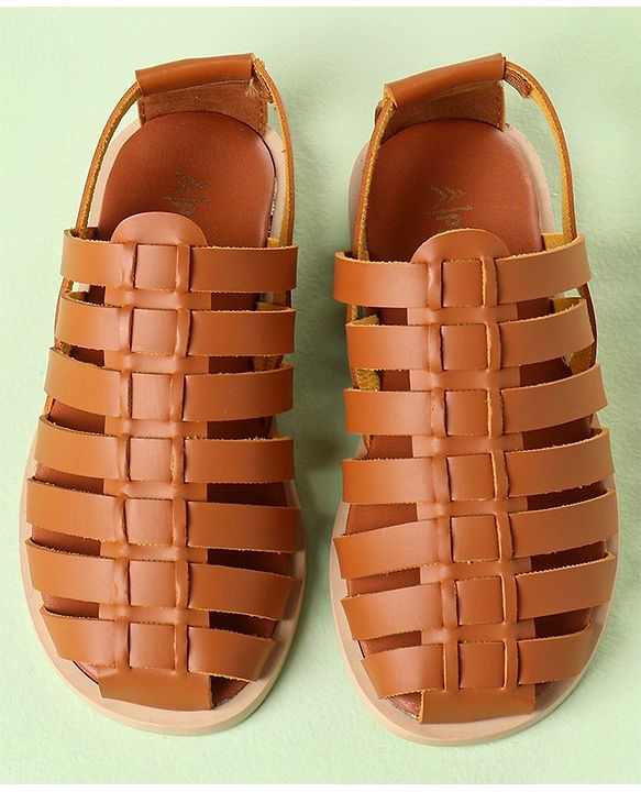 Pine Kids Ethnic Sandals - Black