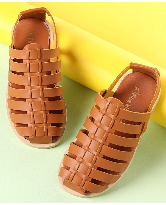 Pine Kids Ethnic Sandals - Black