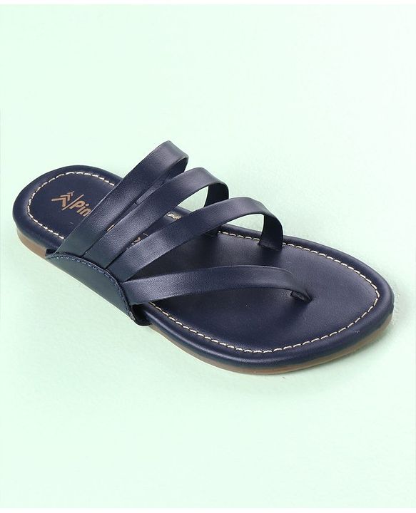 Pine Kids Party Wear Sandals - Navy