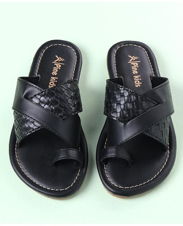 Pine Kids Ethnic Footwear - Black