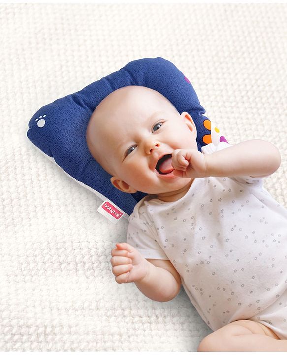 Babyhug U Shape Pillow Navy Blue ( Print May Vary )