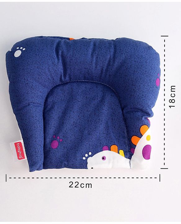 Babyhug U Shape Pillow Navy Blue ( Print May Vary )