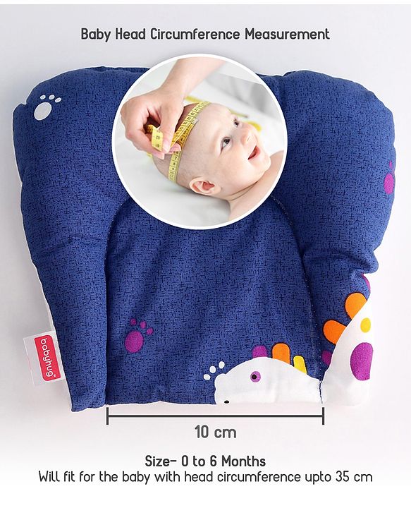Babyhug U Shape Pillow Navy Blue ( Print May Vary )