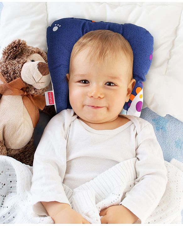 Babyhug U Shape Pillow Navy Blue ( Print May Vary )