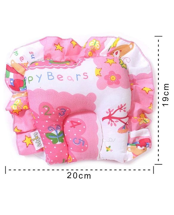 Babyhug Cotton Jumbo Semi Circular Pillow - Pink