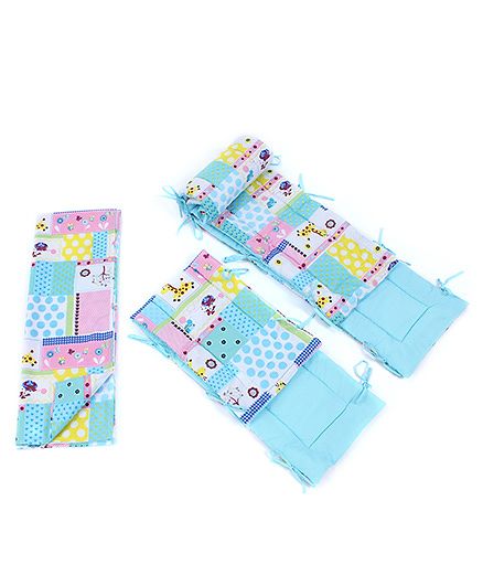 Babyhug Sleepwell Cot Bedding Set - Blue