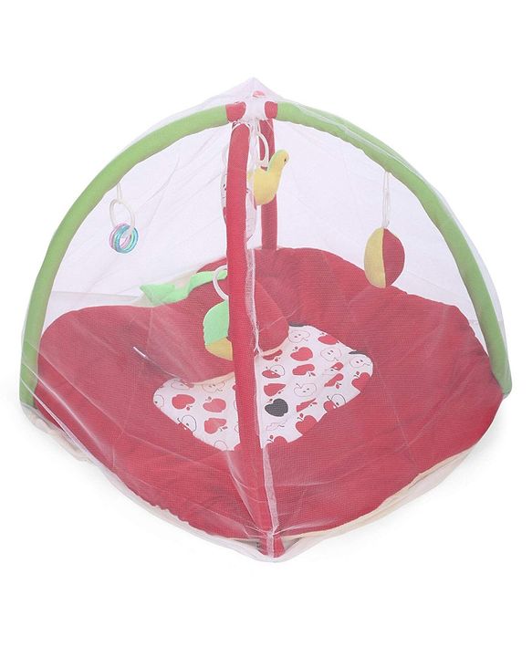Babyhug Twist N Fold Move N Play Activity Gym Pony With Mosquito Net
