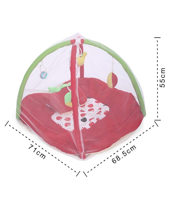 Babyhug Twist N Fold Move N Play Activity Gym Pony With Mosquito Net