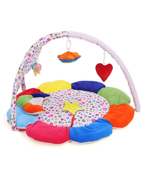 Babyhug Premium Play Gym With Flower - Multicolor