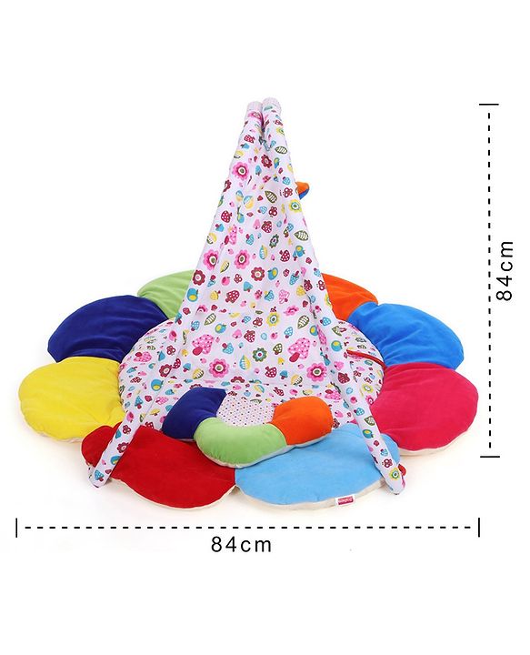 Babyhug Premium Play Gym With Flower - Multicolor