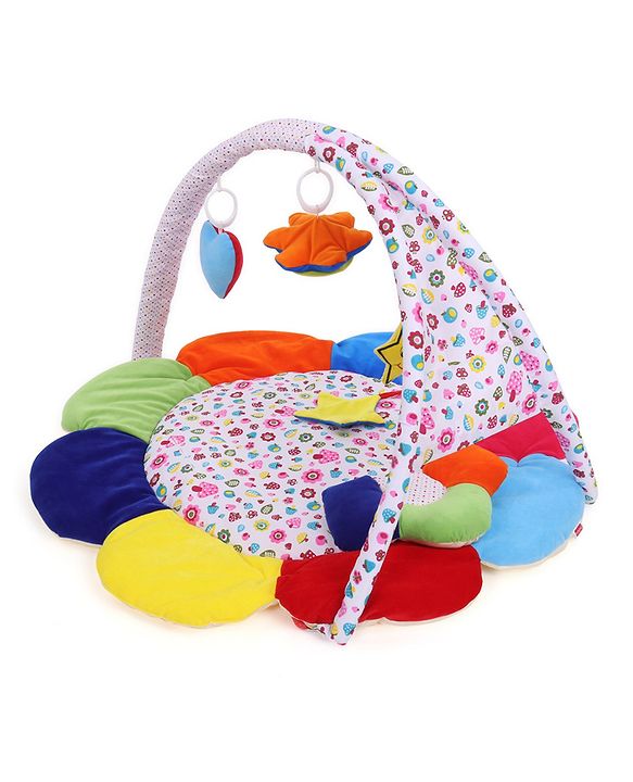 Babyhug Premium Play Gym With Flower - Multicolor