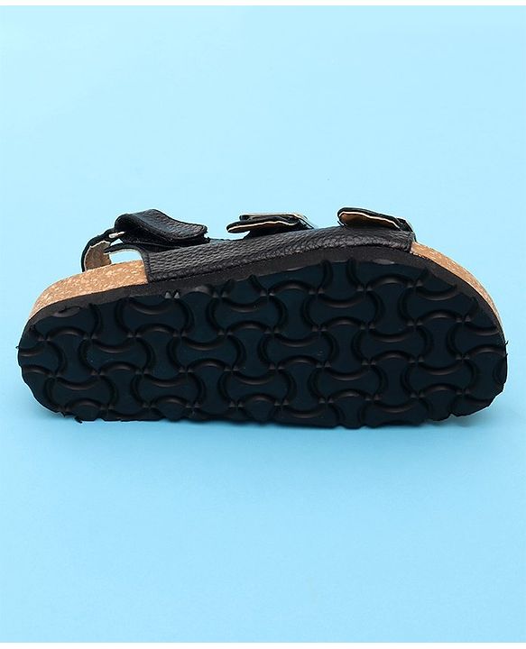 Pine Kids Open Toe Sandals - Black
