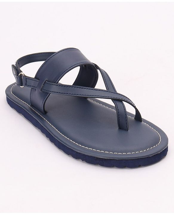 Pine Kids Party Wear Sandals - Navy Blue