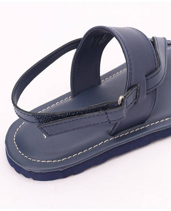 Pine Kids Party Wear Sandals - Navy Blue