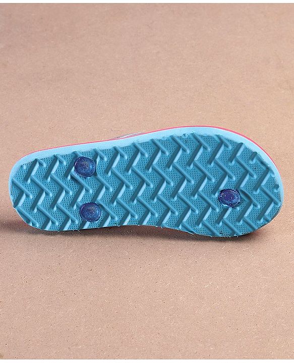 Pine Kids Flip Flops Floral Print - Pink