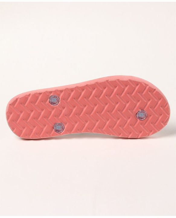Pine Kids Casual Flip Flops Heart Print - Pink