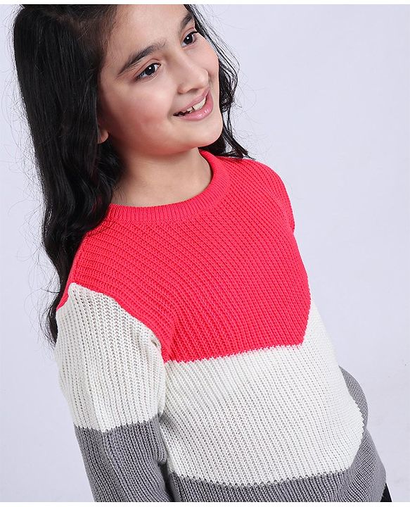 Pine Kids Full Sleeves Sweater - Red