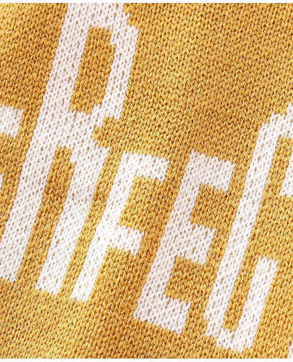 Pine Kids Full Sleeves Pullover Sweater - Yellow