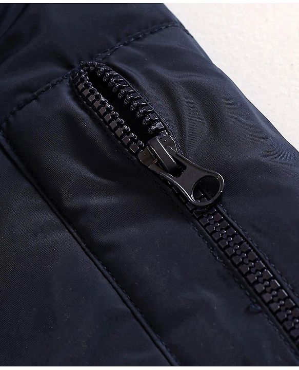 Pine Kids Full Sleeves Padded Jacket - Navy Blue