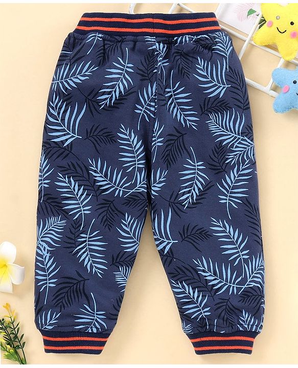 Babyhug Full Length Lounge Pants - Blue