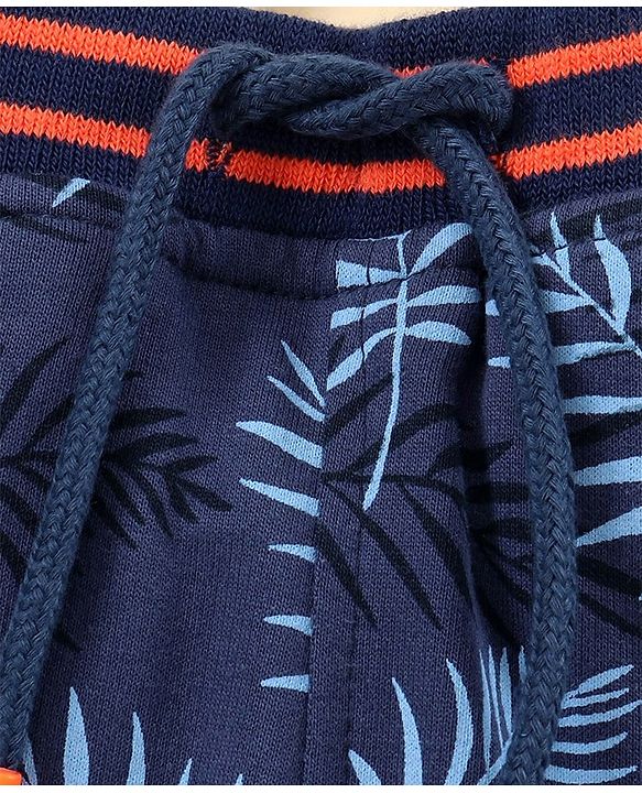 Babyhug Full Length Lounge Pants - Blue