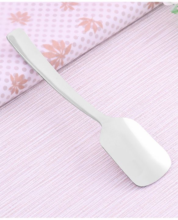 Babyhug Stainless Steel Ice Cream Spoon & Fork Set of 4 - Silver