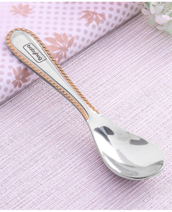 Babyhug Stainless Steel Spoon & Fork Set of 6 - Silver