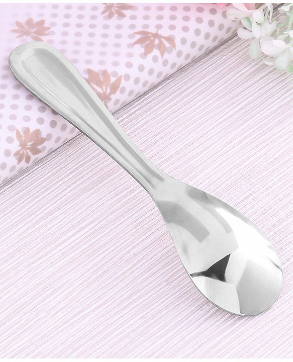 Babyhug Stainless Steel Spoon & Fork Set of 6 - Silver