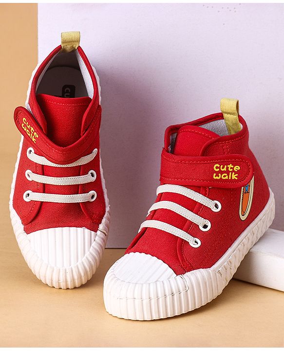 Cute Walk by Babyhug Casual Shoes - Red