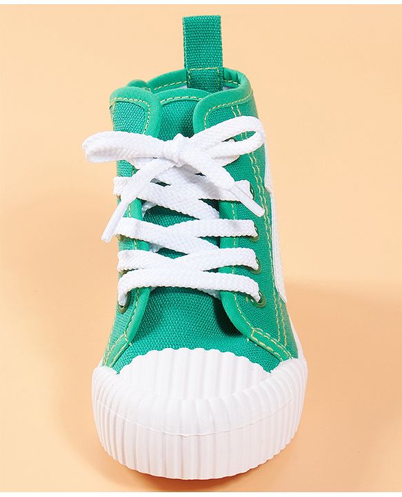 Cute Walk by Babyhug Casual Lace-up Shoes - Green