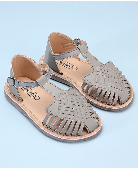 Pine Kids Sandals With Velcro Closure - Blue
