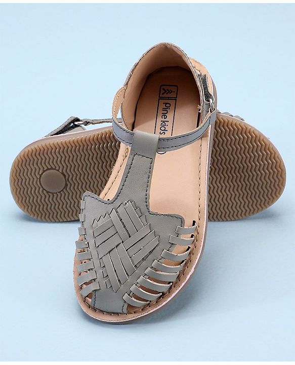 Pine Kids Sandals With Velcro Closure - Blue