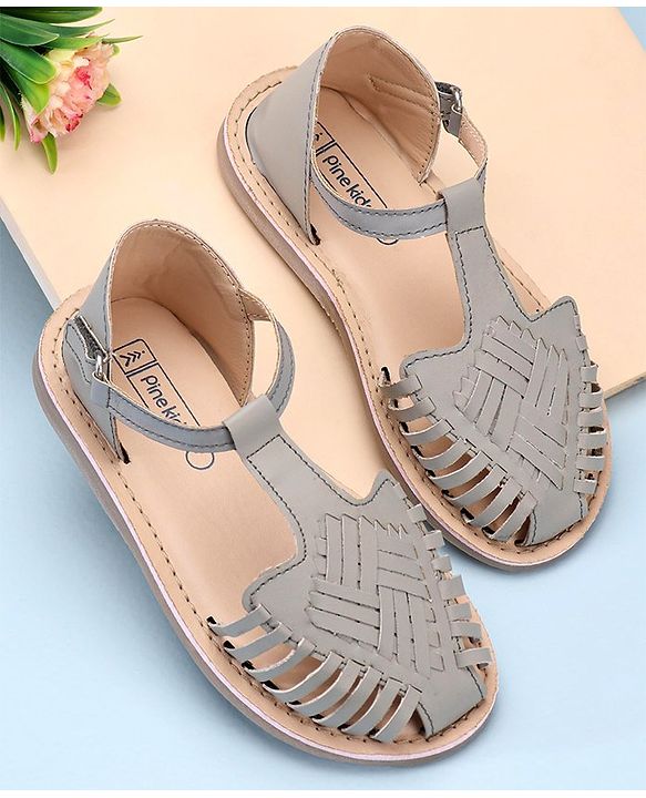 Pine Kids Sandals With Velcro Closure - Blue