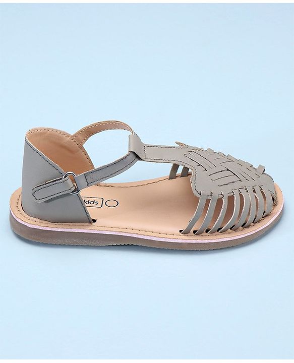 Pine Kids Sandals With Velcro Closure - Blue