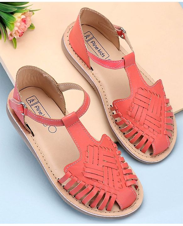 Pine Kids Sandals With Velcro Closure - Blue
