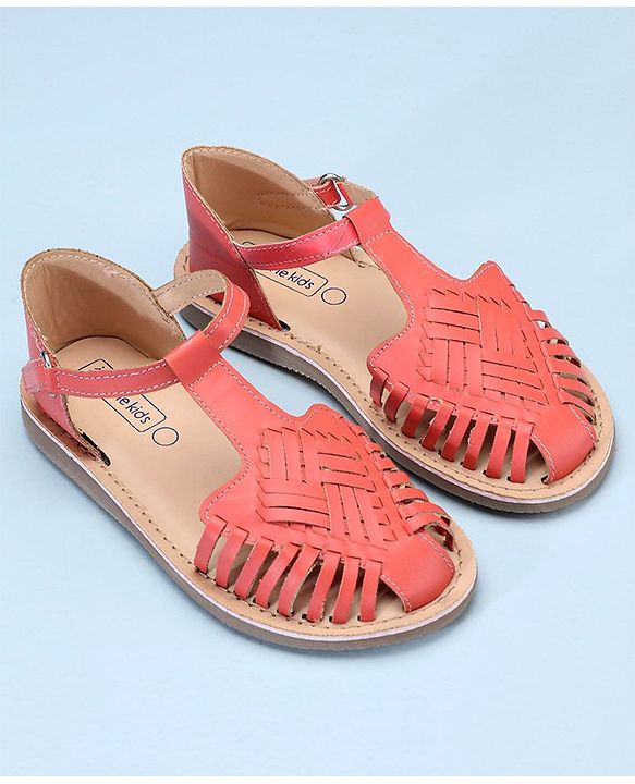 Pine Kids Sandals With Velcro Closure - Blue